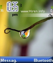 Windows Vista Rain Drop Theme