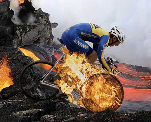 Bike in Fire