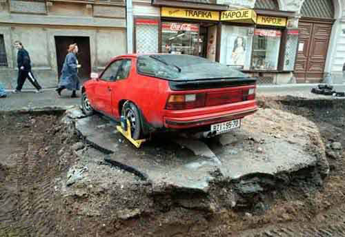 Clamped Car