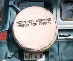 Horn is Not Working! Watch for Finger